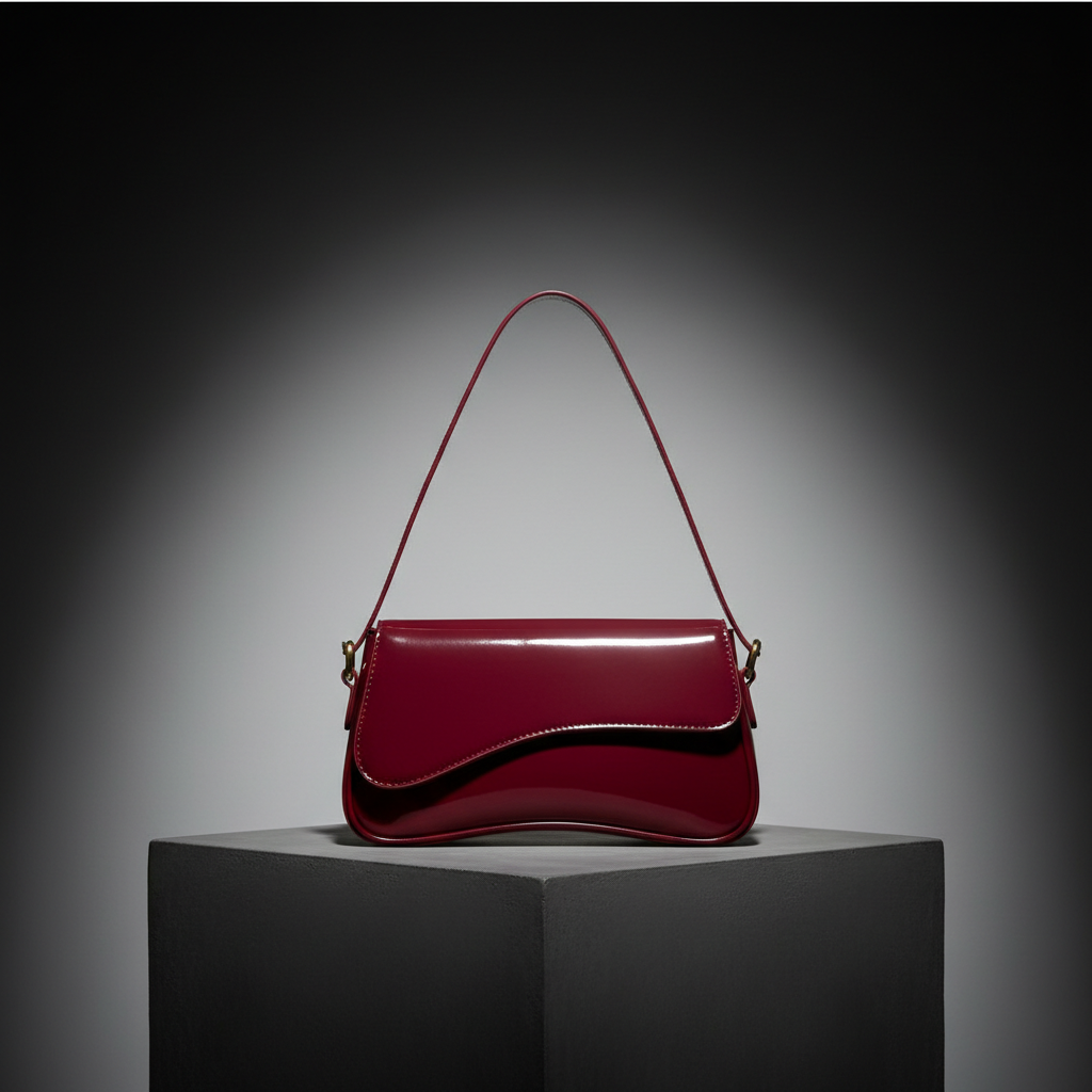 Ruby Pleated Shoulder Bag