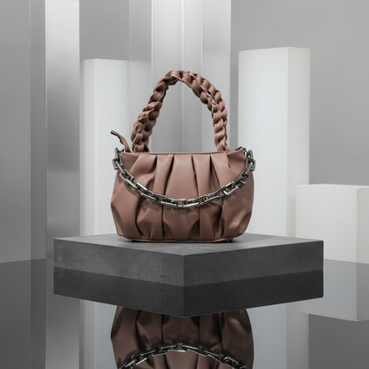 Ivy Ruched Shoulder Bag