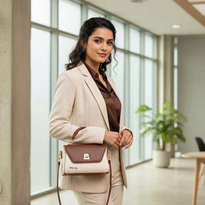 Nova Two-Tone Flap Bag